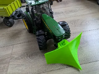 Bruder Tractor Front Snow Plow