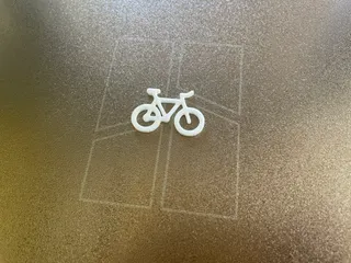 Bike keychain