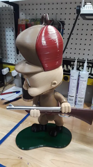 Make of Elmer Fudd by Grantj | Download free STL model | Printables.com