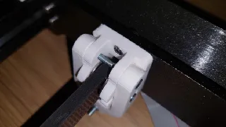 Prusa mk3 Y axis Adjustable Belt Tensioner and BED Holder with Paralelism and compatible with other Mods