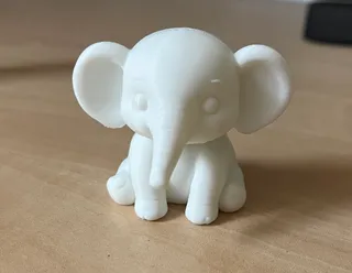 Cute Elephant by FishManooo | Download free STL model | Printables.com