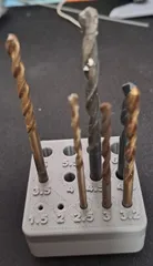 Gridfinity Drill Bit Holder Metric