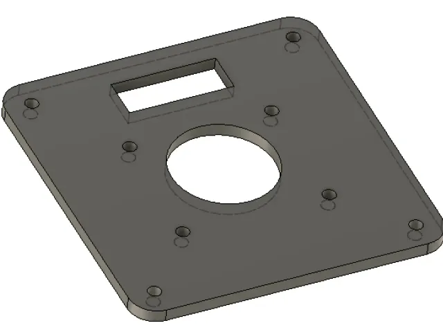 Makita Router Table Adaptor by Nottub | Download free STL model ...