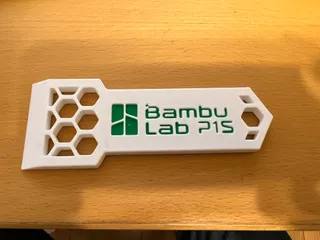 Scraper 3D Printer Name Edition (Bambu Lab, Prusa, Creality, Ender)