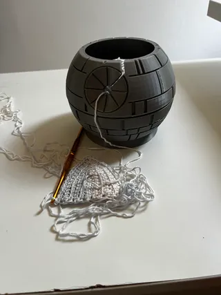 Death Star Yarn Bowl by BannMakes