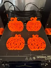 Swirly Pumpkin Decoration