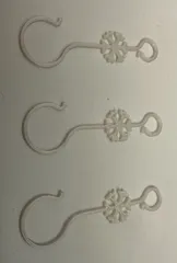 Decorative christmas tree ornament hooks