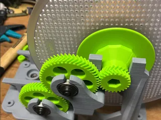 Bambu Lab Filament Spool Winder - Upgraded All Gears and Axes