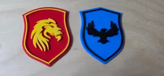 Hogwarts Houses | Harry Potter - Easy Multicolor Print