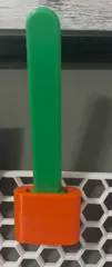 Holder for the bambu lab scaper on Honeycomb