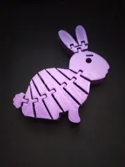 Flexi Rabbit with hidden magnets