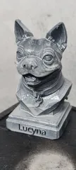 Boston Terrier statue