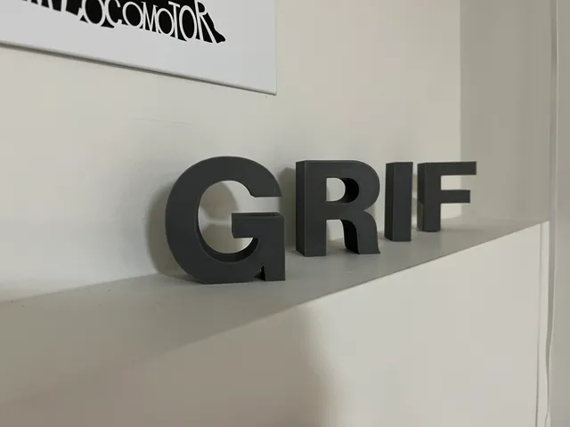 BIG LETTERS alphabet by undoz | Download free STL model | Printables.com