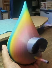 Rain Drop Bird House with Rain Shield