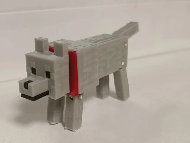 Minecraft Wolf/Dog Clicker by JonS | Download free STL model ...