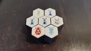 Hive game with expansions and storage box