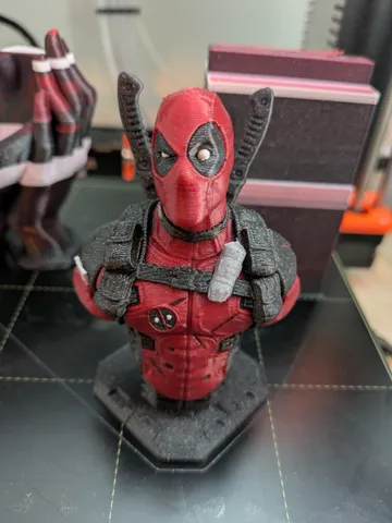 Deadpool Bust (Remastered Supportless Edition) (STL) by Eastman ...