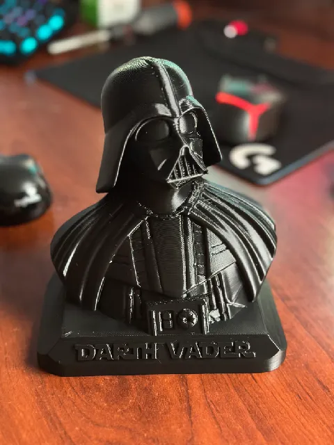 Make of Darth Vader Bust - base+lettering by LandoC | Download free STL ...