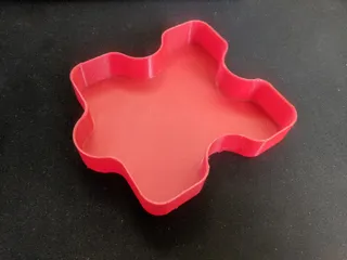 Puzzle pieces tray