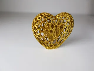 Floating Heart ~ A 3D Printer stress test