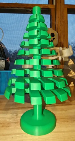 Buildable Christmas Pine Tree - fits on all Prusa by ilikeapples12 ...