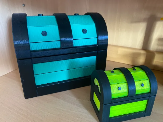 Giant Treasure Chest Puzzle Box by 3D Printy | Download free STL model ...