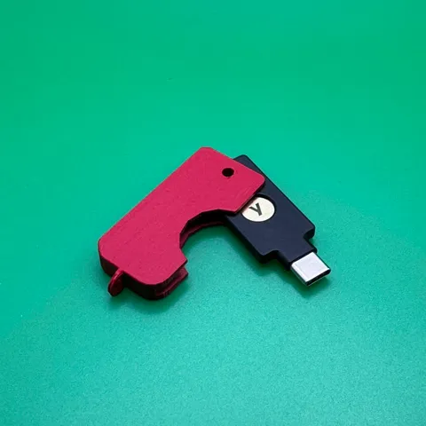 Yubikey 5C Keychain by mlcsthor | Download free STL model | Printables.com
