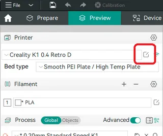 Orca Slicer Profiles for K1/ K1C/ K1 Max - 0.4 and 0.6 + Universal ...