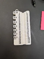 Screw measuring tool, M2-M10, 4-120mm