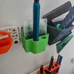 Skadis Deburring Tool Storage -  T-Clip Variant