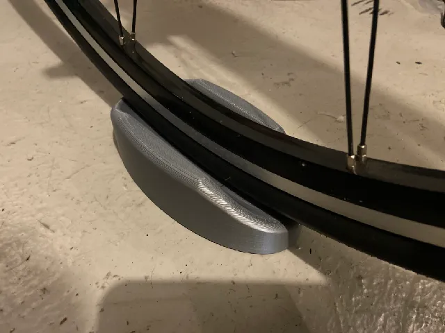 Make of Bike Trainer Front Wheel Riser by Tecnai | Download free STL ...