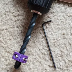 Parametric drill depth stop