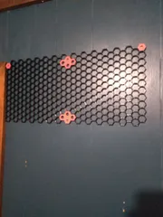 Honeycomb storage wall