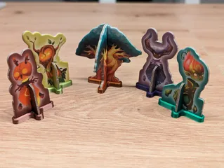 Living Forest Token and Cards Box Inlays