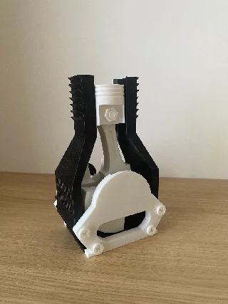 Single Piston Engine - Fully Printed Buildable Kit (With Printed ...