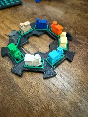 Mexican Domino Train Hub and Case
