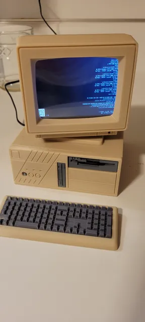 Make of Retro Desktop PC Raspberry Pi case V2 by mygame595 | Download ...