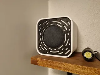 v3 - Google Home Mini Speaker Housing - Retro Modern - with Swappable Face Plates