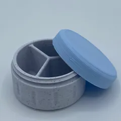 Pill Box with Compartments