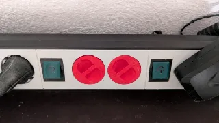 Dust Cover for Schuko Socket Type F (CEE 7/4)