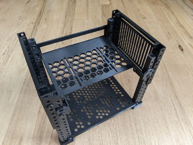 10 inch Rack Shelf Universal by Diew | Download free STL model ...