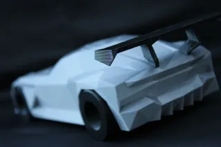 Low-Poly Aston Martin Vulcan