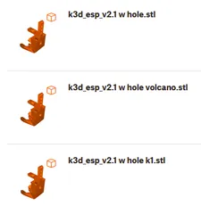 K3D Cooling Duct for Sprite Extruder / Ender 3 S1 Pro with Indicator Hole