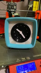 Mid-Century Modern Desk Clock