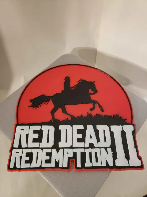 Make of Placa Red Dead Redemption 2 RDR2 by Sloths3DPrintShop ...