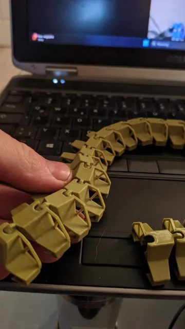 Make of Ender 3 V3 SE Spine Cable Chain by Adamerio | Download free STL ...