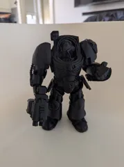 Grimdark Exo‑Armour Champion