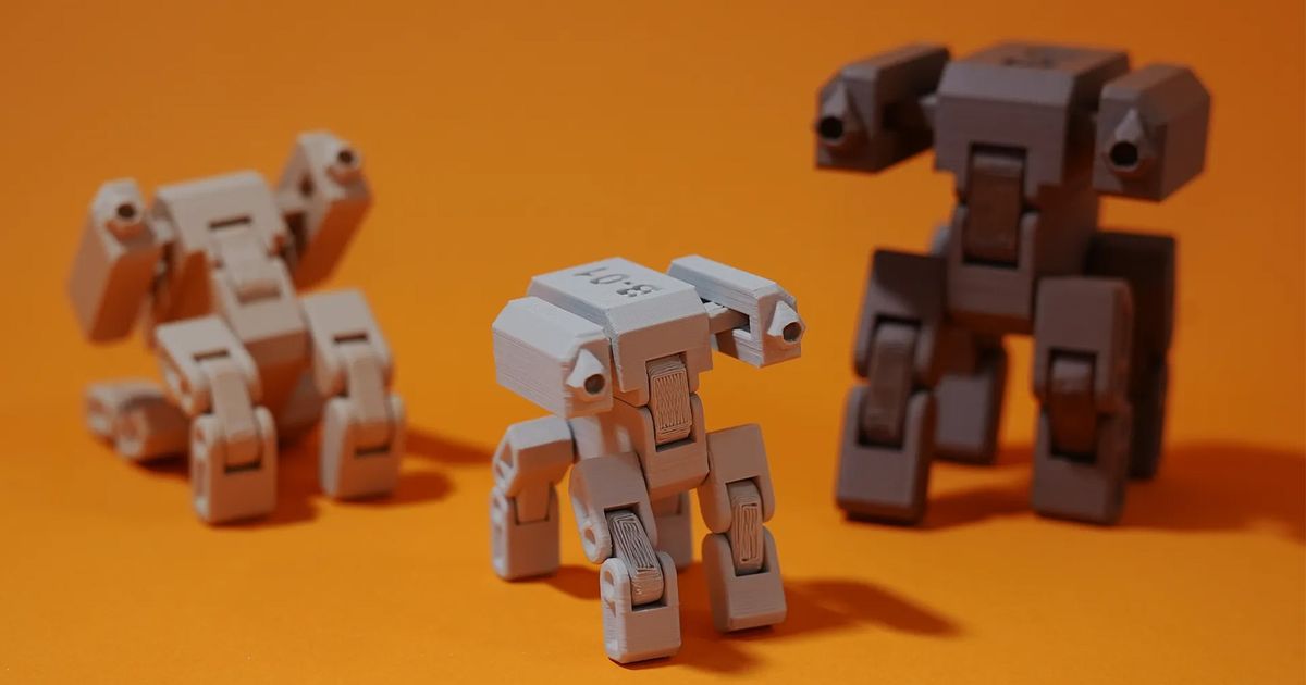 Mini Robots | Contest theme | Printables.com