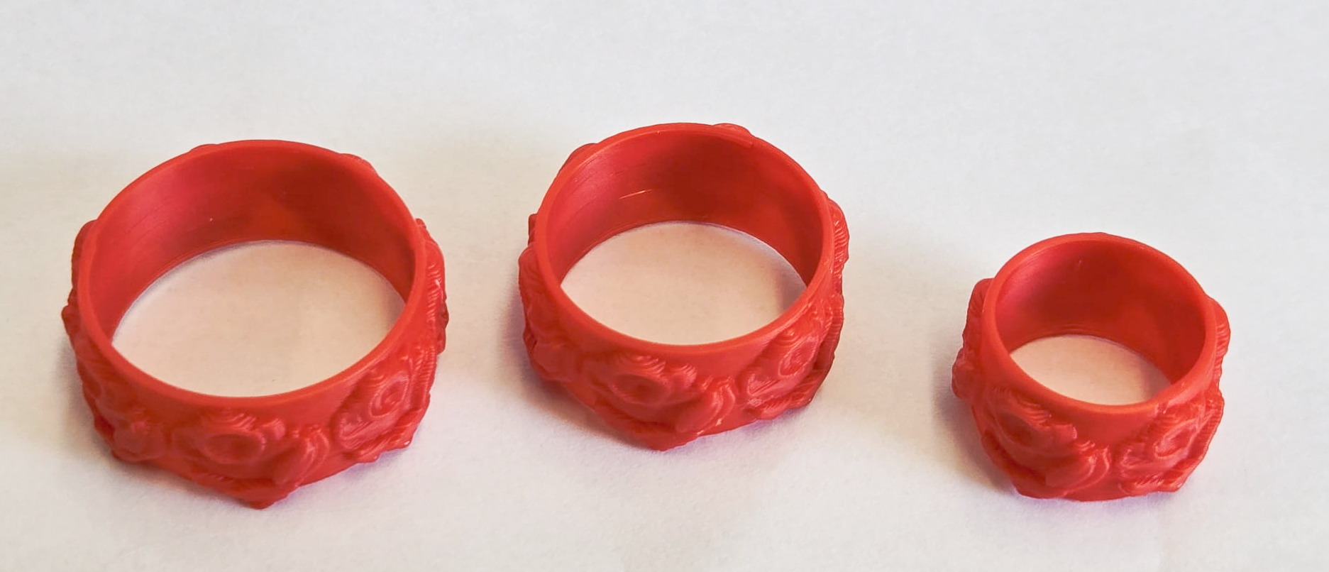 Miniatura 2 do modelo 3D Gift Flower Ring
