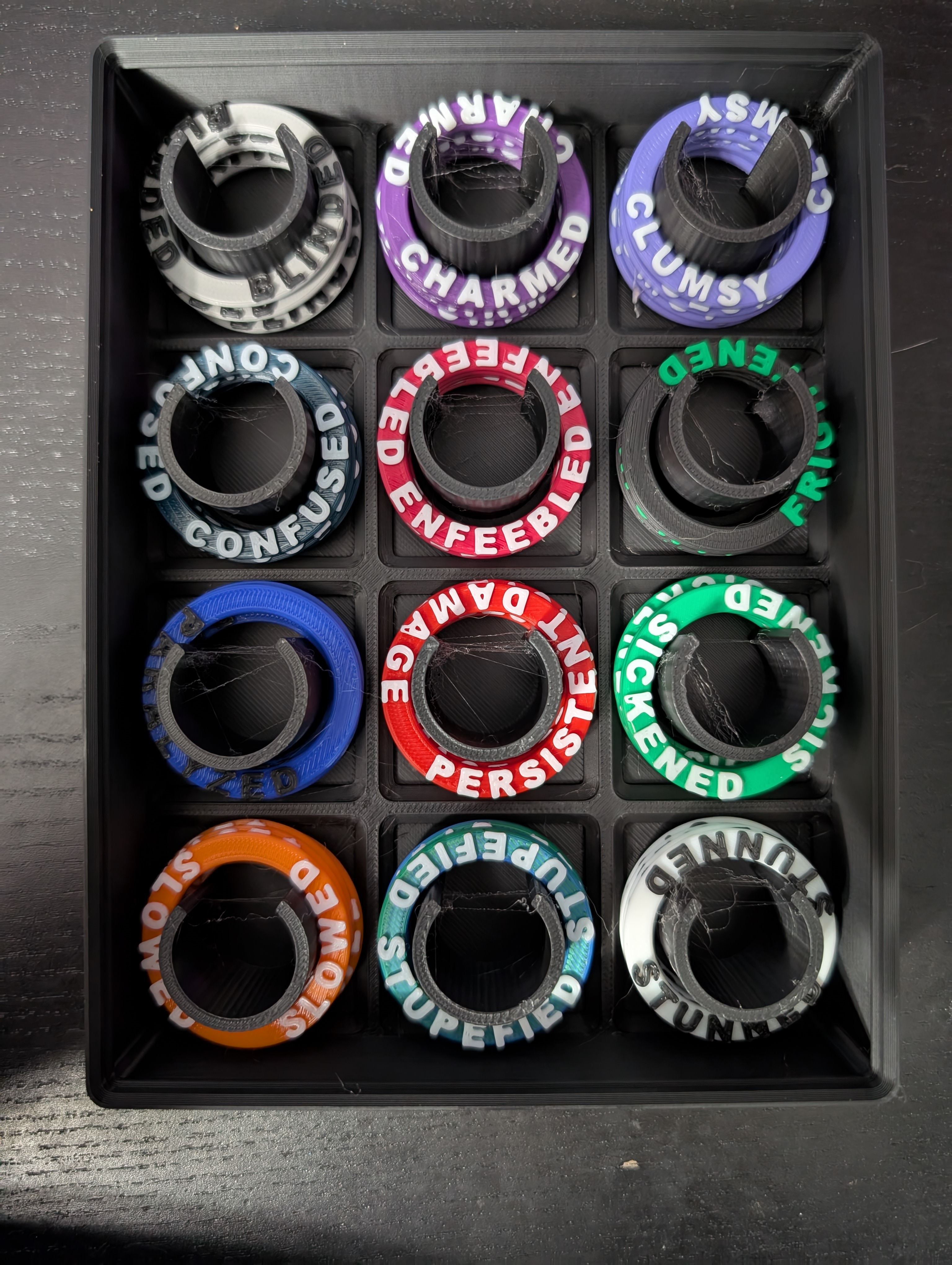 Grdfinity D&D Condition Ring Holder